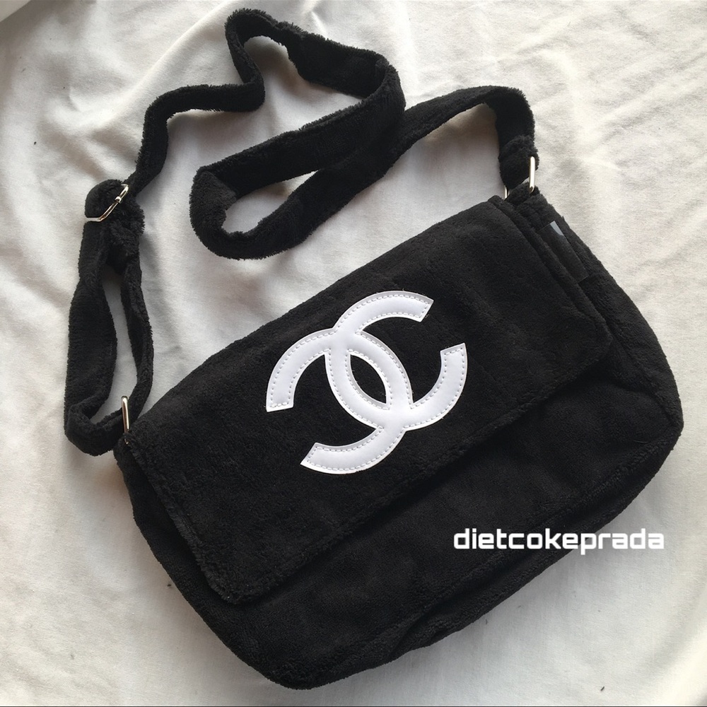 Authentic Chanel Terrycloth Crossbody Bag